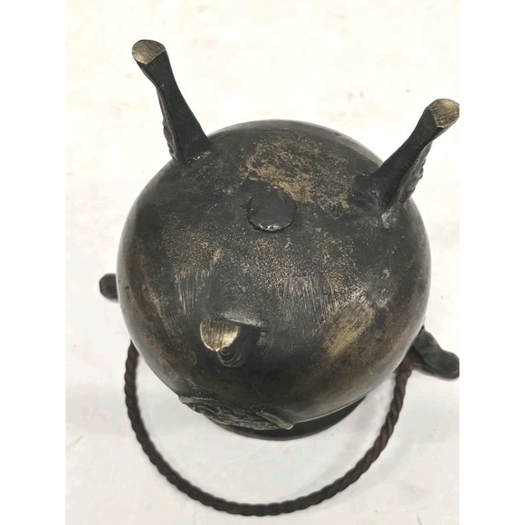 Antique Bronze Tripod Cauldron - Picture 10 of 10